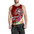 Guam Men's Tank Top - Turtle Plumeria (Red) - Polynesian Pride