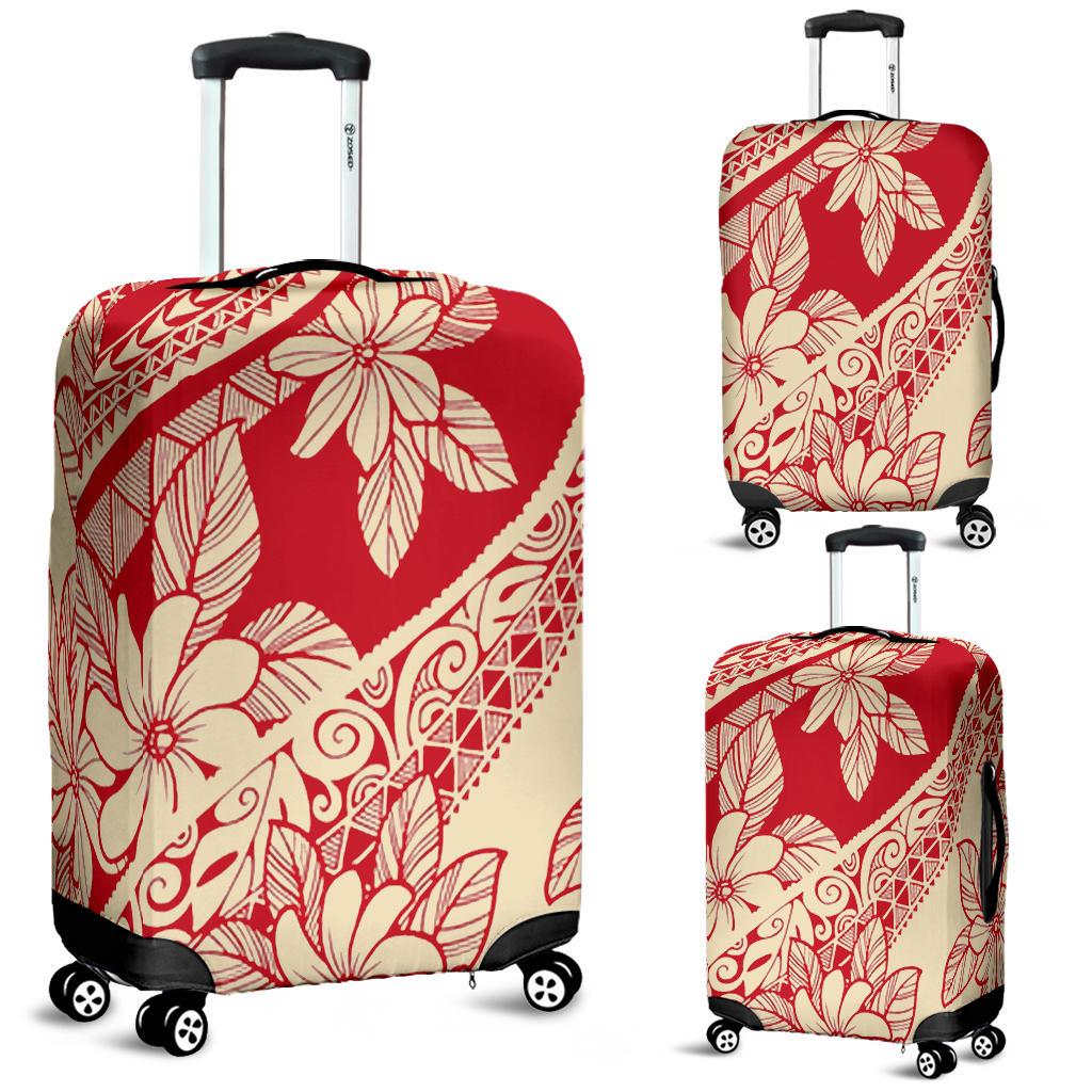 Polynesian Luggage Cover 12 Red - Polynesian Pride