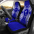 Chuuk Car Seat Cover - Chuuk Flag Map Blue Universal Fit Blue - Polynesian Pride