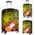 Chuuk Luggage Covers - Humpback Whale with Tropical Flowers (Yellow) - Polynesian Pride