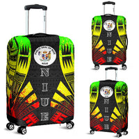 Niue Luggage Cover - Polynesian Tattoo Reggae Reggae - Polynesian Pride