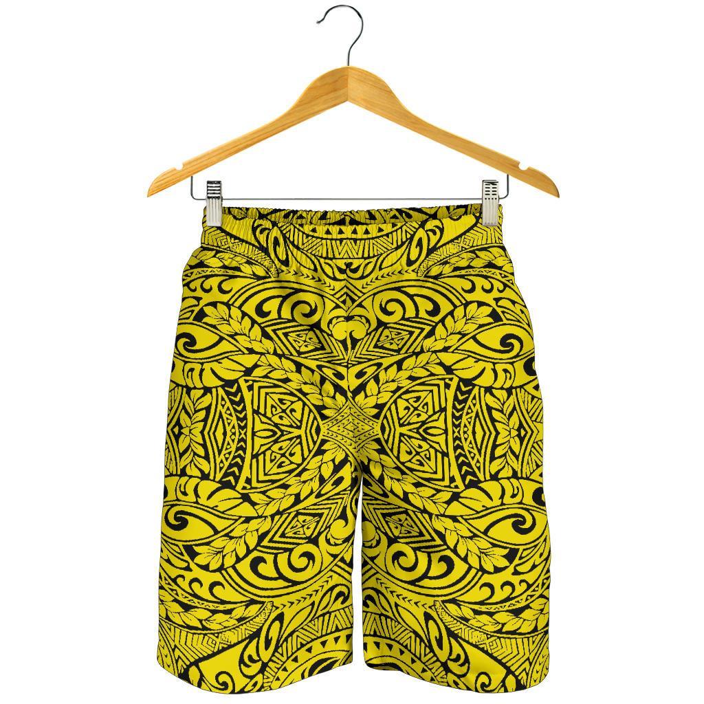 Polynesian Culture Yellow Men's Short - Polynesian Pride