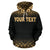 Tahiti Polynesian ll Over Custom Hoodie Gold Fog - Polynesian Pride