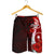 Chuuk Polynesian Men's Shorts - Coat Of Arm With Hibiscus - Polynesian Pride