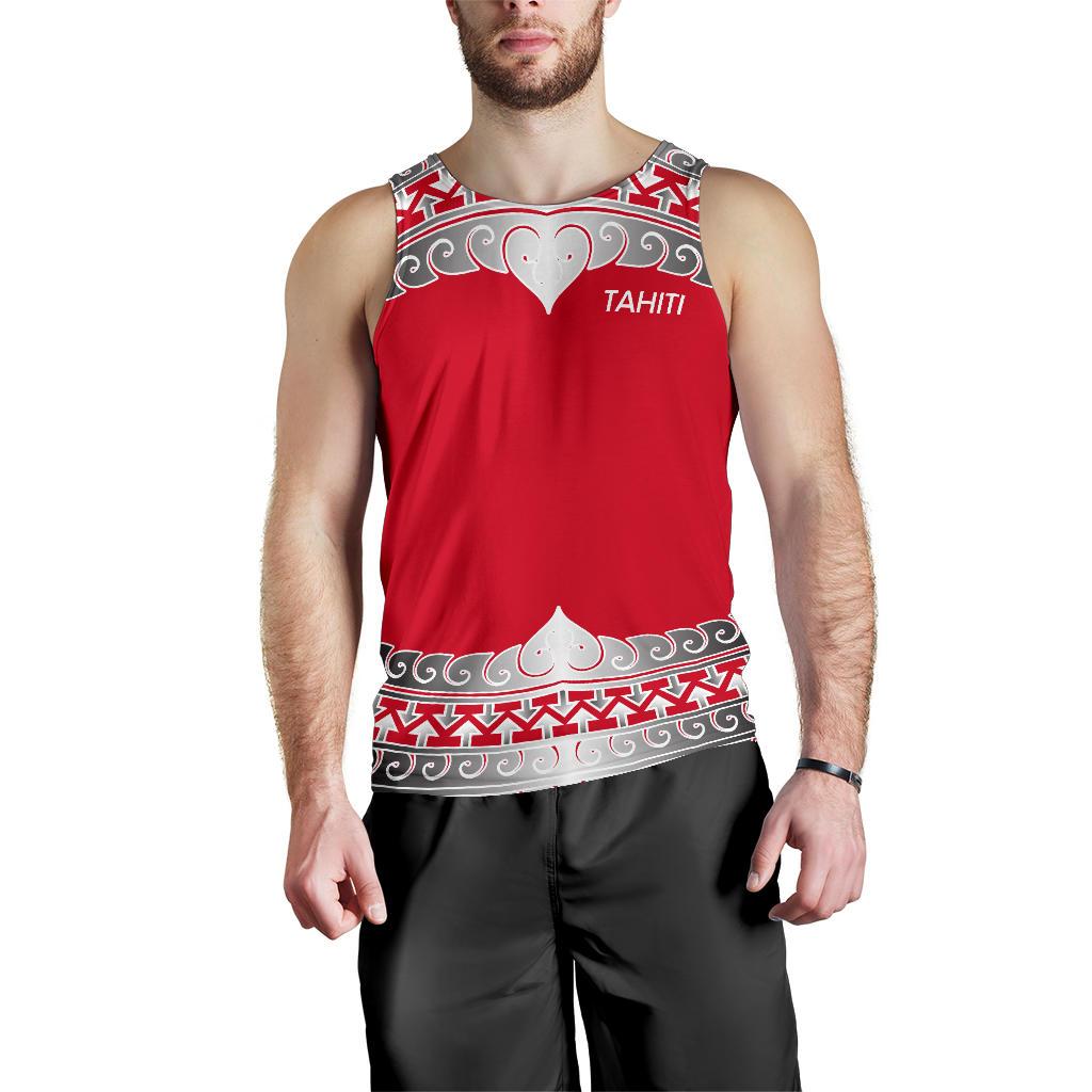 Tahiti Polynesian Men Tank Top - Wave Style - Polynesian Pride