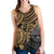 Federated States Of Micronesia Women Racerback Tank - Golden Turtle - Polynesian Pride