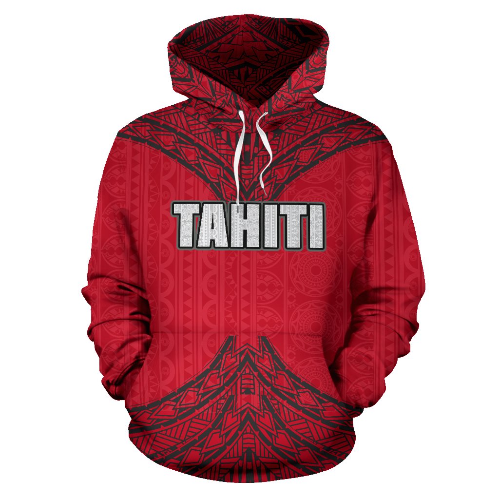 Tahiti All Over Hoodie Polynesian Royal Style - Polynesian Pride