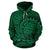 Hawaii Hoodie Polynesian Maori Lauhala Green Pullover Unisex Art - Polynesian Pride