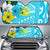 Samoa Auto Sun Shades - Polynesian Pattern Aquamarine Stone Color Auto Sun Shade Universal Fit Blue - Polynesian Pride