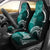 Samoa Custom Personalised Car Seat Covers - Samoa Seal Wave Style (Green) Universal Fit Green - Polynesian Pride