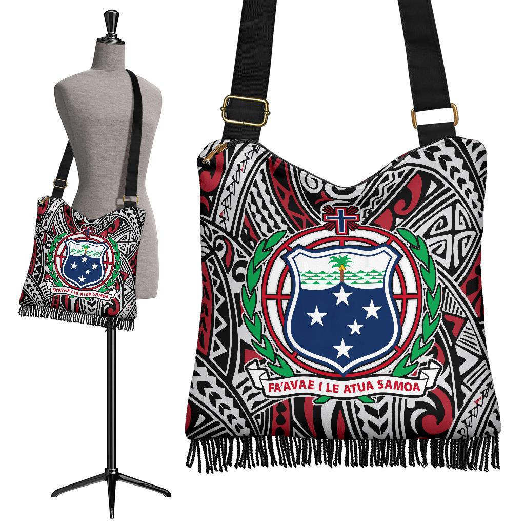 Samoa Crossbody Boho Handbag Samoa One Size Black - Polynesian Pride