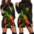 Niue Polynesian Hoodie Dress - Turtle With Blooming Hibiscus Reggae Reggae - Polynesian Pride