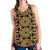 Polynesian Women Racerback Tank Top 35 Black-Gold - Polynesian Pride