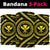 Hawaiian Kanaka Maoli Yellow Bandana 3 - Pack - Polynesian Pride