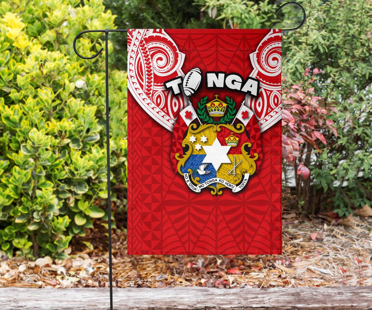 (Custom Personalised) Tonga Rugby Flag Royal Style - Polynesian Pride