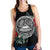 American Samoa Hibiscus Women's Racerback Tank A25 Black - Polynesian Pride