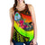 Guam Women's Racerback Tank - Polynesian Hook And Hibiscus (Reggae) - Polynesian Pride