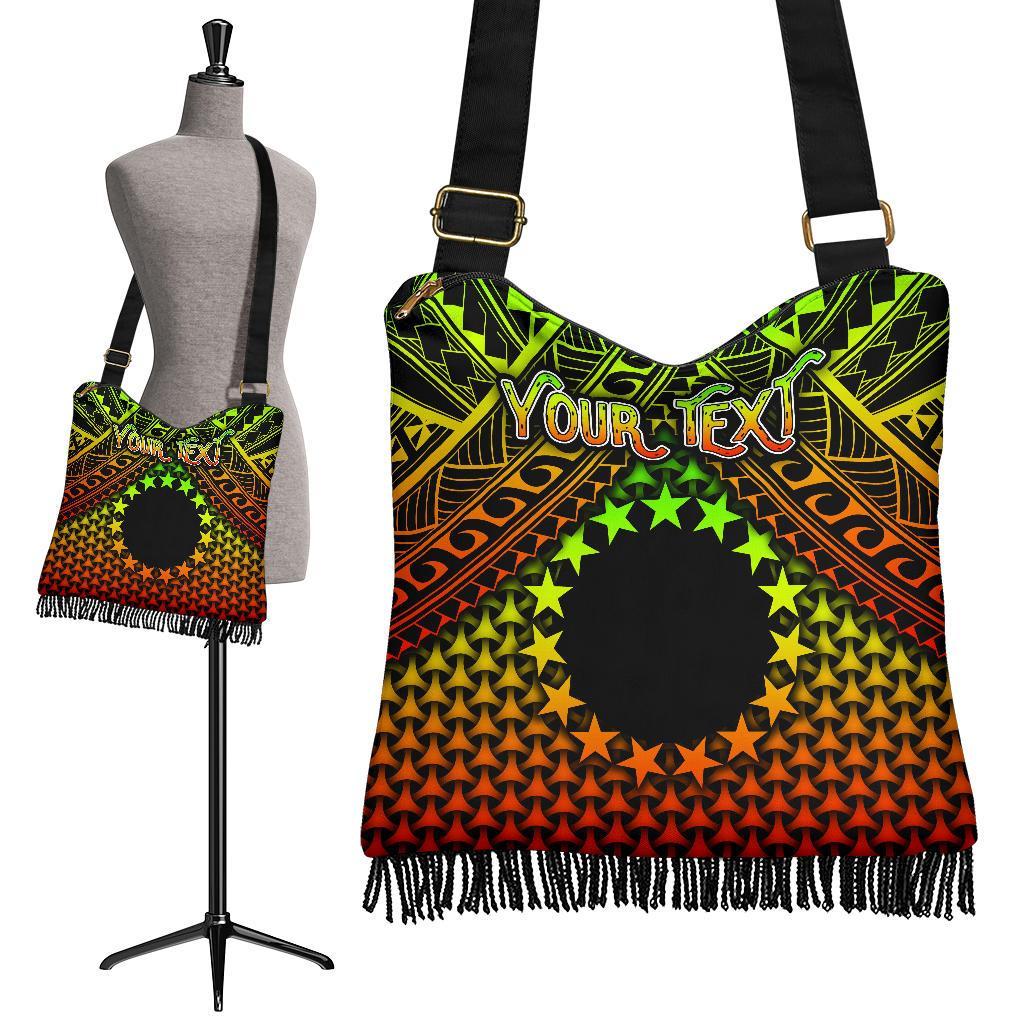 Polynesian Cook Islands Personalised Crossbody Boho Handbag - Reggae Vintage Polynesian Patterns - Polynesian Pride