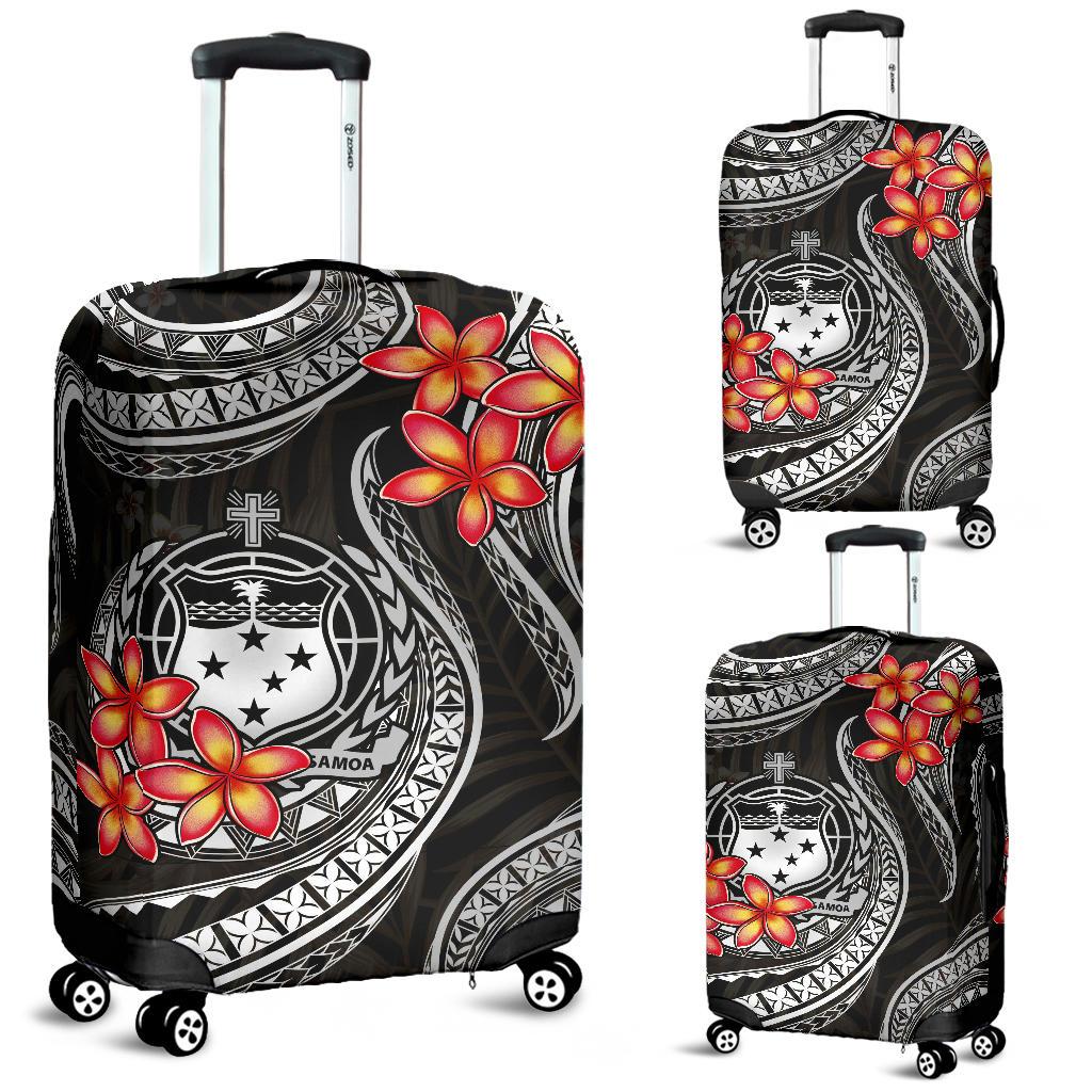 Samoa Polynesian Luggage Covers - White Plumeria WHITE - Polynesian Pride