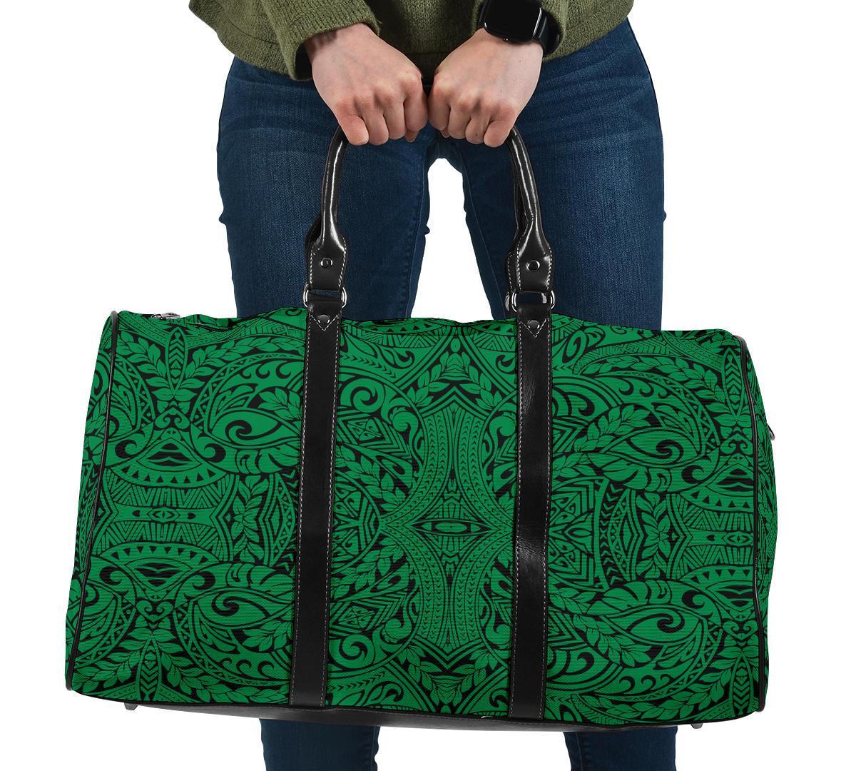Polynesian Culture Green Hawaii Travel Bag Travel Bag One size Green - Polynesian Pride