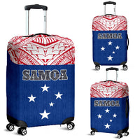 Samoa Luggage Covers - Polynesian Design Blue - Polynesian Pride