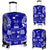 Fiji Polynesian Luggage Covers Map Blue Blue - Polynesian Pride