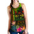 Fiji Polynesian Personalised Women's Racerback Tank - Hibiscus and Banana Leaves - Polynesian Pride