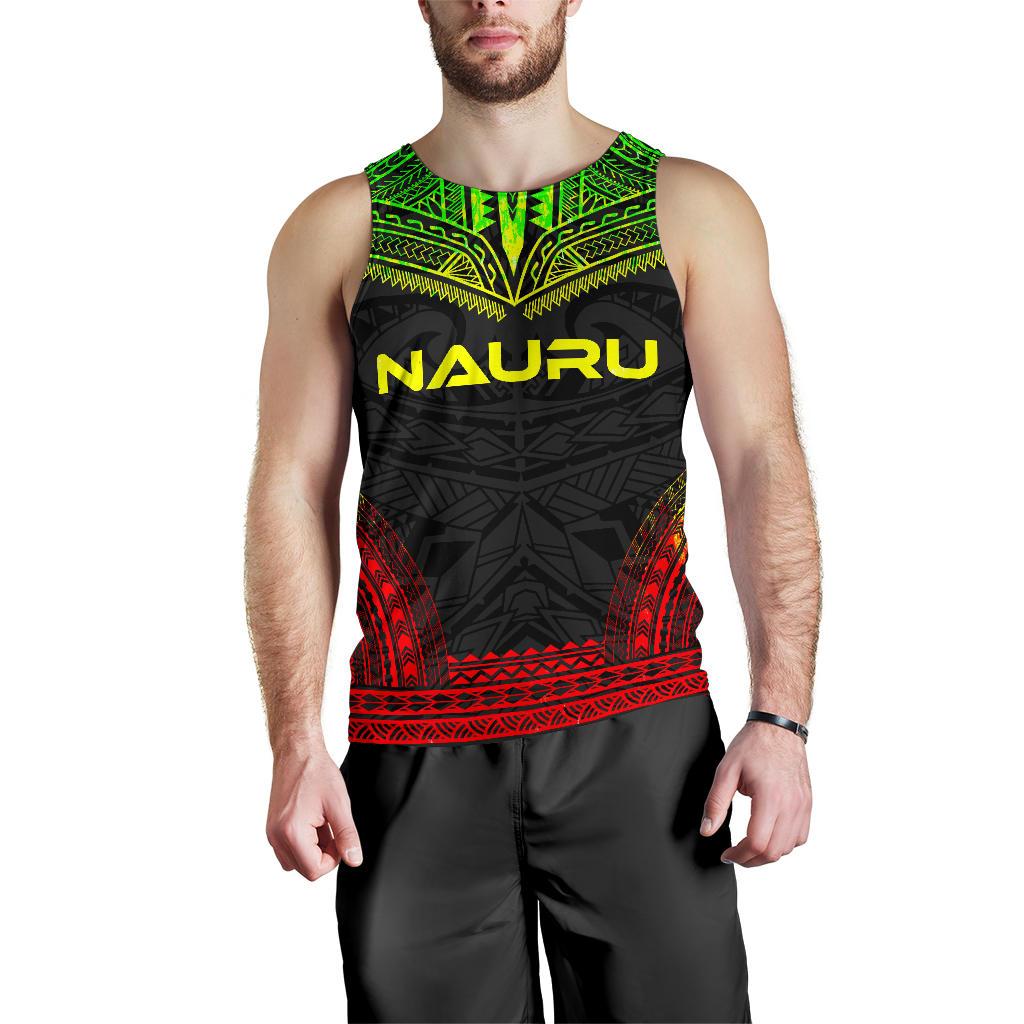 Nauru Men's Tank Top - Polynesian Chief Reggae Version Reggae - Polynesian Pride
