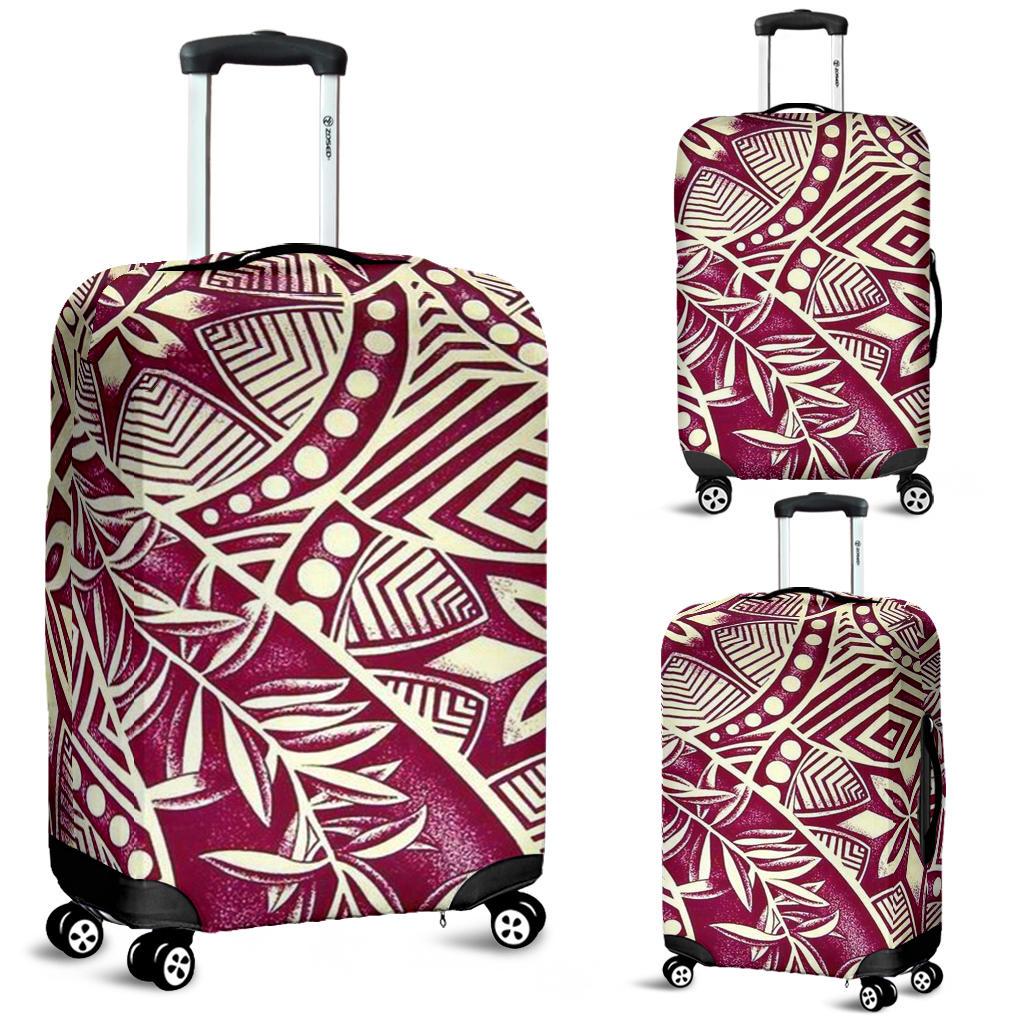 Polynesian Luggage Cover 35 Violet-White - Polynesian Pride