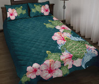 Hibiscus Turtle Dance Quilt Bed Set - Polynesian Pride