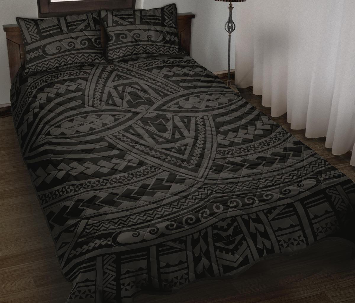 Hawaii Quilt Bed Set Polynesia Seamless AH - Polynesian Pride