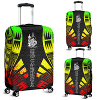New Caledonia Luggage Cover - Polynesian Tattoo Reggae Reggae - Polynesian Pride