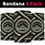 Hawaiian Mauna Kea Beige Bandana 3 - Pack - Polynesian Pride