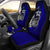 Chuuk Micronesian Car Seat Covers Blue - Turtle With Hook Universal Fit Blue - Polynesian Pride