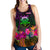 Tuvalu Personalised Women's Racerback Tank - Summer Hibiscus - Polynesian Pride