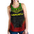 Vanuatu Women's Racerback Tank - Polynesian Chief Reggae Version Art - Polynesian Pride