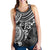 Vanuatu Polynesian Women's Racerback Tank - White Turtle - Polynesian Pride