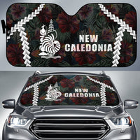 New Caledonia Auto Sun Shades - Chain Polynesian Auto Sun Shade Universal Fit BLACK - Polynesian Pride