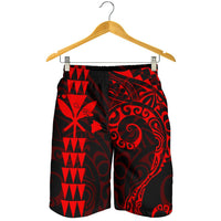 Kanaka Hawaii Map Red Polynesian Men's Short - Polynesian Pride