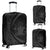 Cook Islands Polynesian Luggage Cover - Circle Style 01 Black - Polynesian Pride