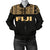 Fiji Women's Bomber Jacket - Polynesian Gold Version Black - Polynesian Pride