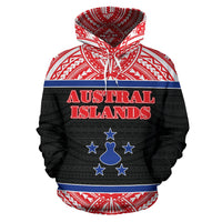 Austral Islands All Over Hoodie Polynesian Hoodie Style - Polynesian Pride