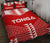 Tonga Quilt Bed Set - Tonga Pattern - Red Version - Polynesian Pride