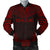 Chuuk Polynesian Chief Men's Bomber Jacket - Red Version Red - Polynesian Pride