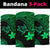 Hawaiian Polynesian Turtle Plumeria Green Bandana 3 - Pack - Polynesian Pride