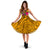 Hawaii Women's Dress - Kanaka Maoli With Hibiscus On Polynesian Patterns (YELLOW) Women Yellow - Polynesian Pride