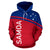 Samoa All Over Hoodie Polynesian Curve Version - Polynesian Pride