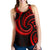 New Zealand Maori Mangopare Women Racerback Tank Polynesian - Red Red - Polynesian Pride