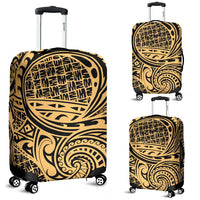 Polynesian Luggage Cover 03 Gold - Polynesian Pride