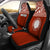 Northern Mariana Islands Custom Personalised Car Seat Covers - C N M I Seal Polynesian Red Horizontal Universal Fit Red - Polynesian Pride